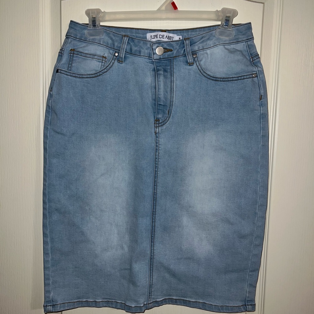 Denim Blue Skirt
